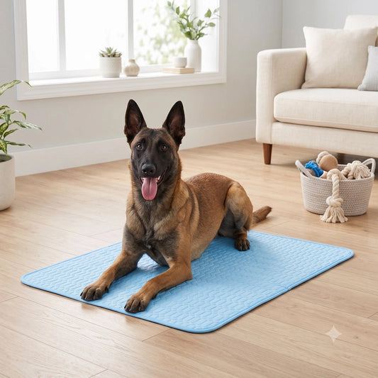 ❄️ GLACEO™ – Tapis Rafraîchissant Premium pour Animaux